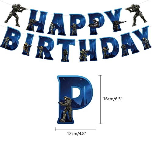 Chieftain game Birthday Party Supplieschief Decorations include Cake Topper, Cupcake Toppers, Banner, Balloons.Perfect for boys' game themed birthday party supplies by XIAOHUANXIONG