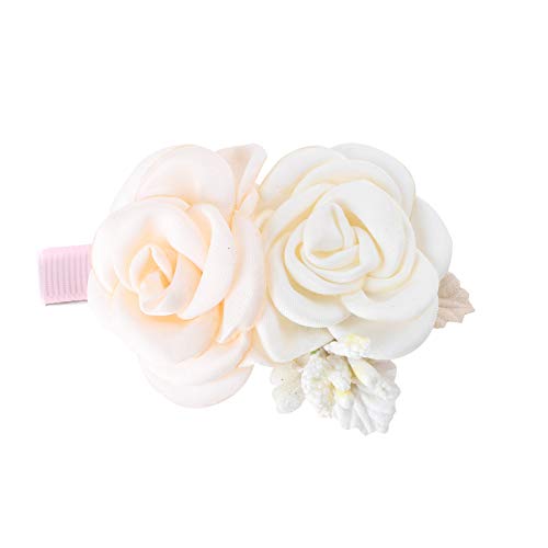 Flower Hair Clips Set-cherrboll 3pcs Floral Hair Bow Accessories for Baby Girl Toddles Teen Gifts by cherrboll