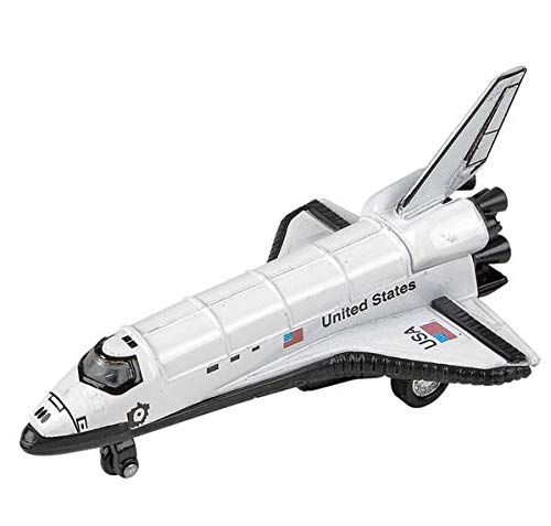 Rhode Island Novelty 5 Inch Diecast Pullback Space Shuttle, One Space Shuttle from Rhode Island Novelty