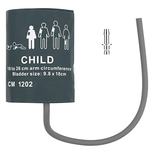 Cosmos Blood Pressure Monitor Replacement Cuff with Metal Air Hose Connector for Blood Pressure Monitor and Machine for 18-26 cm Upper Arm Circumference (Child Size) by Cosmos