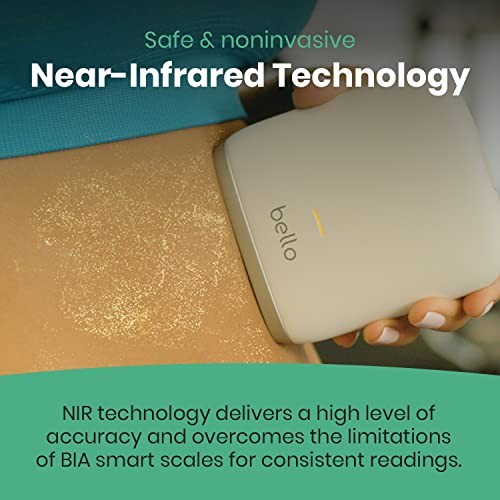 Bello 2 - Tailored Body Fat Management Device and Smart App - Handheld Whole-Body Fat Scanner and Metabolism Tracker - Bluetooth Body Fat Measurement Tool - Compatible with Apple Health & Google Fit by Olive Healthcare Inc.