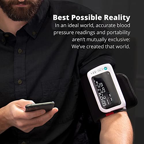 Greater Goods Blood Pressure Monitor - Premium, All-in-One | Smart, Bluetooth, Portable Heart Rate Monitor | Intuitively Designed, Comfortable Blood Pressure Cuff That is Easy to Use from Greater Goods