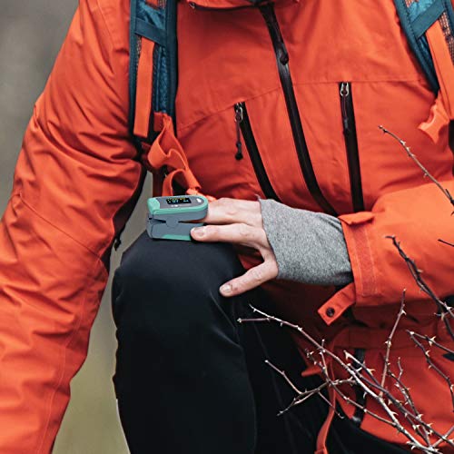 EMAY Sleep Oxygen Saturation Monitor | Records Oxygen & Heart Rate Continuously | Provides Granular Data, Overnight Report and CSV File | Comes with iOS/Android App by EMAY