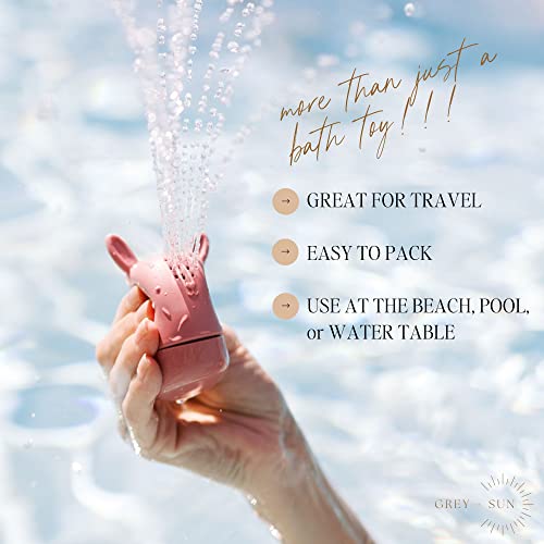 Grey+Sun | Mold Free Silicone Bath Toys, Toddler Water Toy, Bathtub Toys 1-3, Infant Bath Toy, Baby Bath Toys, Non-Toxic Silicone Toys, Float Water Toy from GREY + SUN