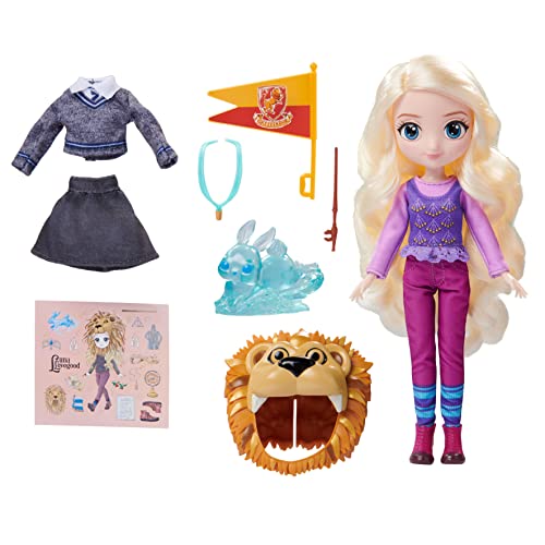 Wizarding World Harry Potter, 8-inch Luna Lovegood Gift Set with 2 Outfits, 5 Doll Accessories, Kids Toys for Ages 5 and up from Spin Master