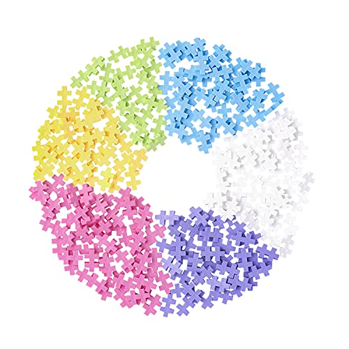 PLUS PLUS â Open Play Tube â 240 Piece Pastel Color Mix â Construction Building STEM | STEAM Toy, Interlocking Mini Puzzle Blocks for Kids by Plus-Plus