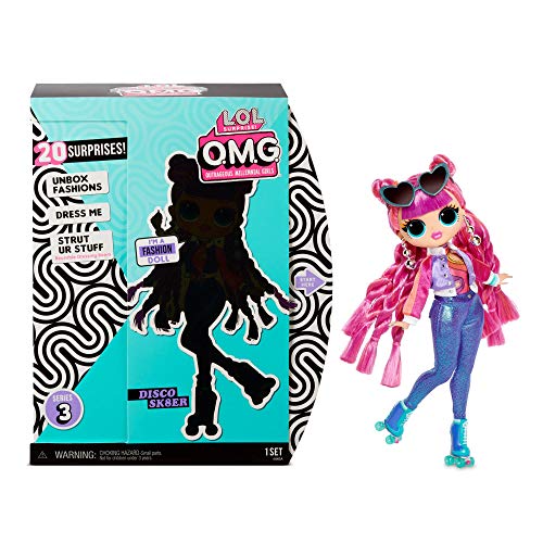 L.O.L. Surprise! O.M.G. Series 3 Roller Chick Fashion Doll with 20 Surprises by MGA Entertainment
