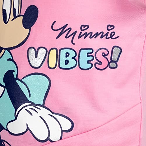 Disney Minnie Mouse Toddler Girls Graphic T-Shirt & Leggings Set Blue/Pink 5T from Bentex Group, Inc.