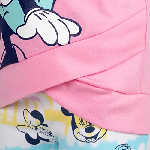 Disney Minnie Mouse Toddler Girls Graphic T-Shirt & Leggings Set Blue/Pink 5T from Bentex Group, Inc.