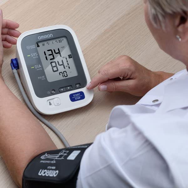 Omron 7 Series Wireless Upper Arm Blood Pressure Monitor; 2-User, 120-Reading Memory, BP Indicator LEDs, Bluetooth Works with Amazon Alexa byÂ Omron from Omron