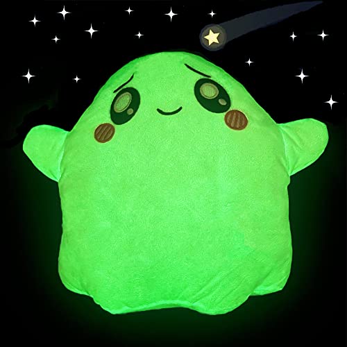 Fluorescent Plush Toy, Glow in The Dark Ghost Plush,Ghost Stuffed Dollï¼Removable Ghost Plushies â¦ by Moon sword
