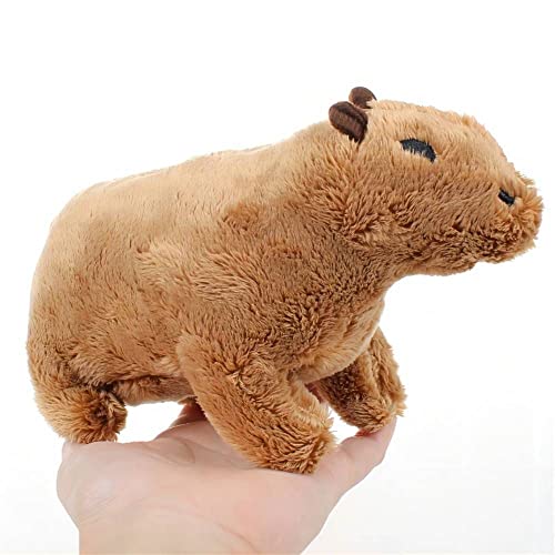 Mixdameny 7.8 in Capybara Stuffed Animal,Cute Cartoon Animal Doll Super Soft Plush Figure Toy Gifts for Children from yangzhou