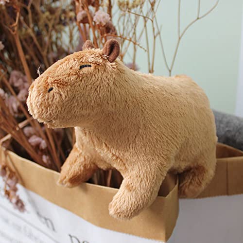 Mixdameny 7.8 in Capybara Stuffed Animal,Cute Cartoon Animal Doll Super Soft Plush Figure Toy Gifts for Children from yangzhou
