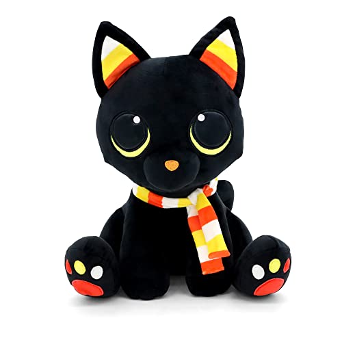 Plushible Halloween Plush - Cat Stuffed Animals - Cute Halloween Decor - Black Cats Plushie Toys - Animal Plushies Toy and Fall Decorations - Small 8 Inch - Candy Corn Cory from Plushible