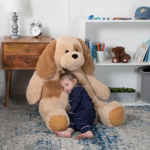 Vermont Teddy Bear Stuffed Dog - Large Stuffed Animals, 4 Foot, Cuddle by Vermont Teddy Bear