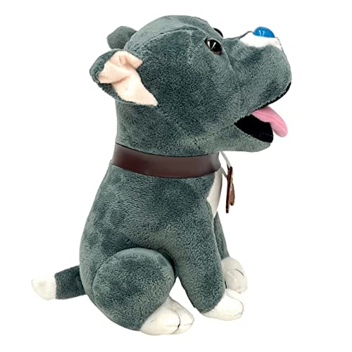 Limited Edition Stuffed Animal Toy, Pit Bull Dog Plush Doll, Based On Children's Book Chance The Blue-Nosed Reindeer by Adorable World