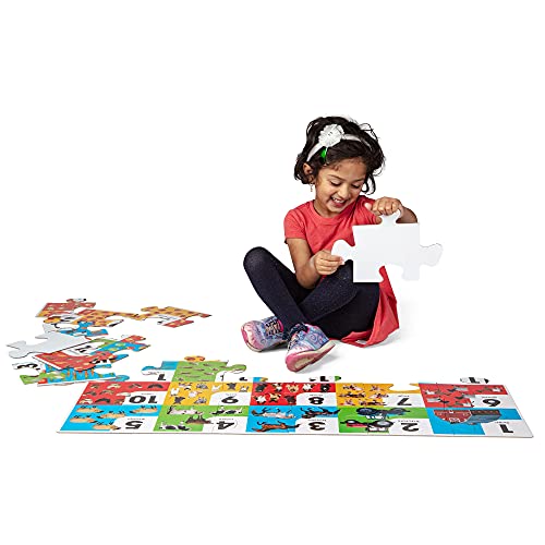 Melissa & Doug Farm Number Jumbo Floor Puzzle (24 pcs, 2 x 3 feet) from Melissa & Doug