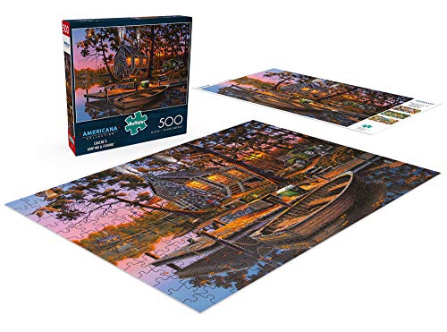 Buffalo Games - Eugene's Hunting & Fishing - 500 Piece Jigsaw Puzzle Multi, 21.25"L X 15"W from Buffalo Games