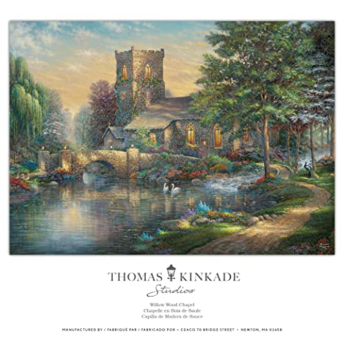Ceaco - Thomas Kinkade - Willow Wood Chapel - 1000 Piece Jigsaw Puzzle from Ceaco