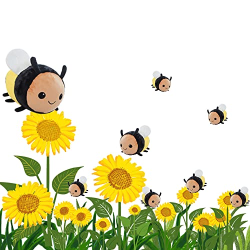 Bumblebee Plush Toysï¼Cute Bee Stuffed Animal Plush Pillowï¼bee Plush Toysï¼Children's Gift Home Decorationï¼11.1 inchesï¼ by Hei Ha