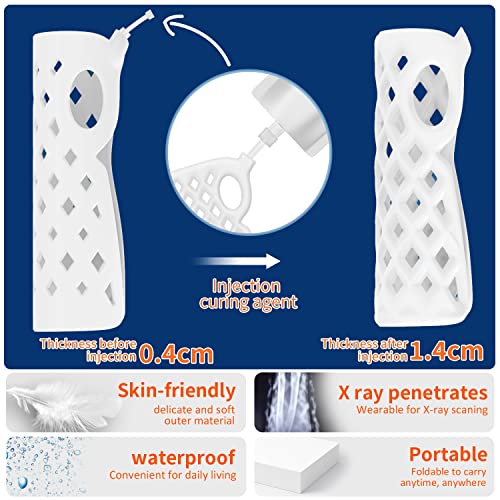 CHAMPK Wrist Brace, Resting hand splint. Suitable for Correction Left/Right hand sports fractures and post operative rehabilitation Fixed. New medical products. (Small by 