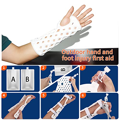 CHAMPK Wrist Brace, Resting hand splint. Suitable for Correction Left/Right hand sports fractures and post operative rehabilitation Fixed. New medical products. (Small by 