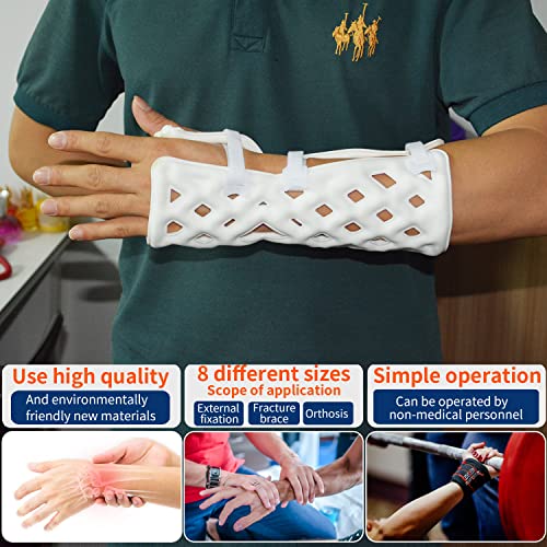CHAMPK Wrist Brace, Resting hand splint. Suitable for Correction Left/Right hand sports fractures and post operative rehabilitation Fixed. New medical products. (Small by 