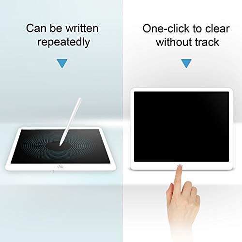 FVEREY LCD Writing Tablet, 15 Inch Colorful Doodle Board,Drawing Tablet Educational Toys for Boys and Girls,Electronic Drawing Pad Gift for Kids and Adults White from FVEREY