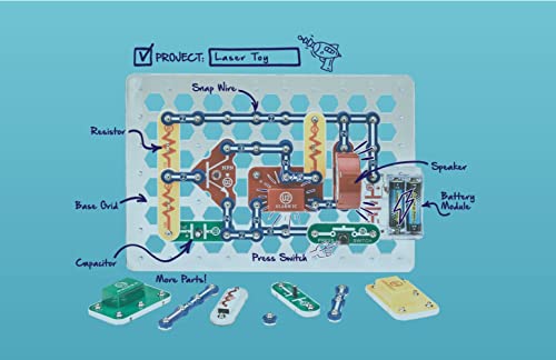 Elenco Snap Circuits Extreme SC-750 Electronics Exploration Kit | Over 750 Projects | Full Color Project Manual | 80+ Snap Circuits Parts | STEM Educational Toy For Kids 8+ from Elenco Electronics Inc