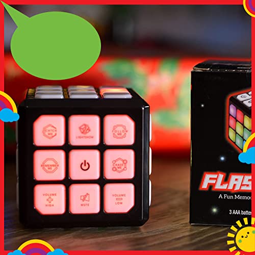 Flashing Cube Electronic Memory & Brain Game | 4-in-1 Handheld Game for Kids | STEM Toy for Kids Boys and Girls | Fun Gift Toy for Kids Ages 6-12 Years Old from Winning Fingers