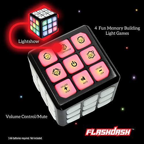 Flashing Cube Electronic Memory & Brain Game | 4-in-1 Handheld Game for Kids | STEM Toy for Kids Boys and Girls | Fun Gift Toy for Kids Ages 6-12 Years Old from Winning Fingers