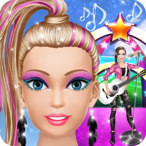 Pop Star Salon: Spa, Makeup and Dressup - Free Girls Fashion Makeover Game by Peachy Games LLC