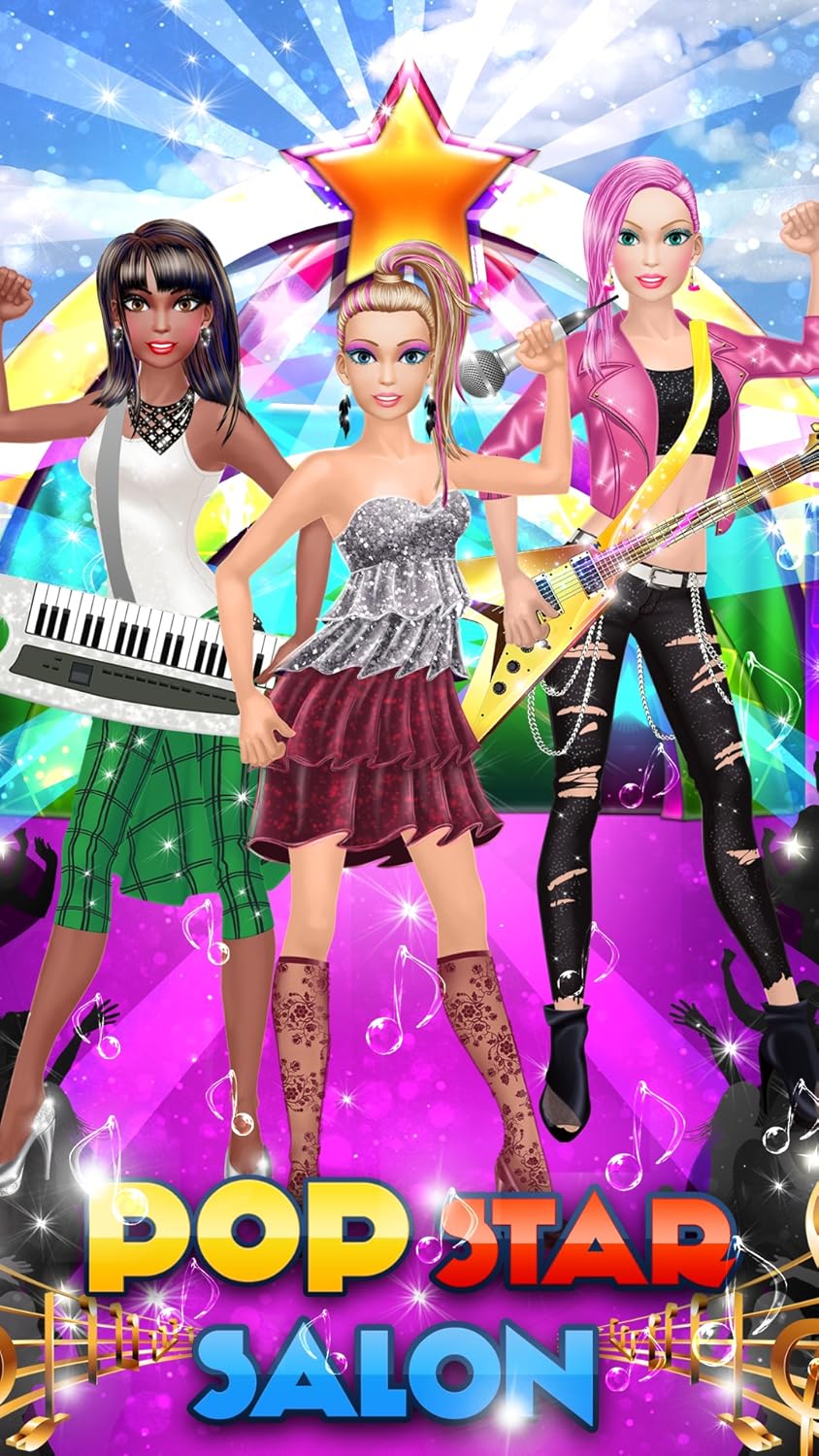 Pop Star Salon: Spa, Makeup and Dressup - Free Girls Fashion Makeover Game by Peachy Games LLC
