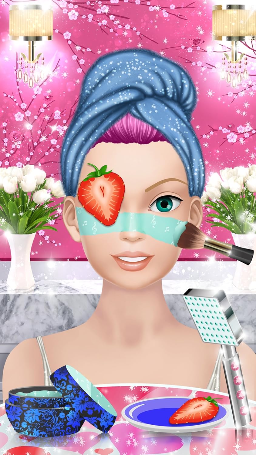 Pop Star Salon: Spa, Makeup and Dressup - Free Girls Fashion Makeover Game by Peachy Games LLC