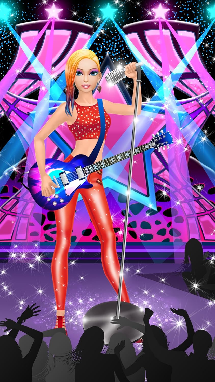 Pop Star Salon: Spa, Makeup and Dressup - Free Girls Fashion Makeover Game by Peachy Games LLC