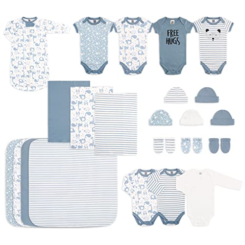 The Peanutshell 23 Piece Newborn Clothes Set for Baby Boys | Layette Gift Set Blue by 