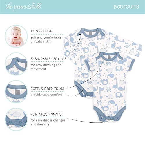 The Peanutshell 23 Piece Newborn Clothes Set for Baby Boys | Layette Gift Set Blue by 