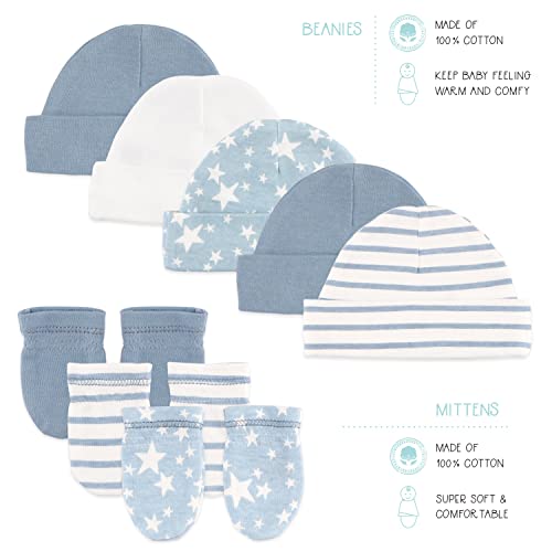 The Peanutshell 23 Piece Newborn Clothes Set for Baby Boys | Layette Gift Set Blue by 