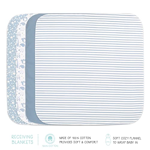 The Peanutshell 23 Piece Newborn Clothes Set for Baby Boys | Layette Gift Set Blue by 