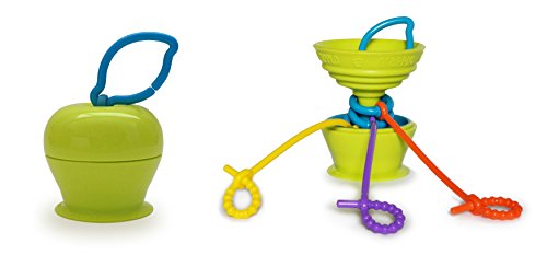 Grapple Suction Cup High Chair Toys Holder | 3 Toy Tethers Keep Toys from Falling | Holds Teethers, Toys, Snack Cups | for Babies 6-12 Months | Perfect for Travel and Restaurant from Boingy LLC