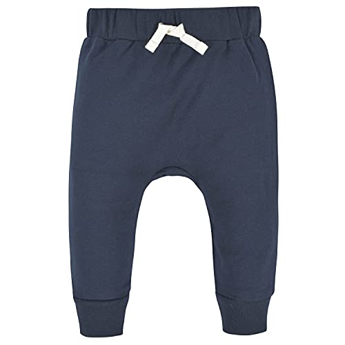 Gerber Baby Boys' Toddler 3-Pack Jogger Pants, Navy/Gray, 0-3 Months by Gerber