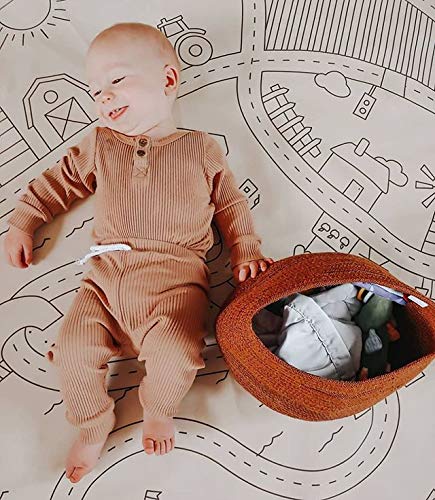 Winter Newborn Baby Boy Girl Clothes Set Ribbed Outfits Unisex Infant Solid Cotton Button Long Sleeve Tops Pants 2PCS by Ledy Champswiin