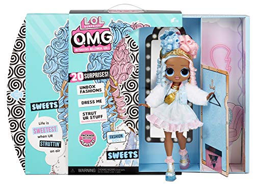 L.O.L. Surprise! OMG Sweets Fashion Doll - Dress Up Doll Set with 20 Surprises for Girls and Kids 4+, Multicolor by MGA Entertainment
