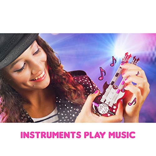 LOL Surprise OMG Remix Super Surprise with 70+ Surprises, Plays Music, 4 Fashion Dolls And 4 Dolls (Sisters), Rock Instruments, Boom Box Packaging, And Rock Band Accessories | Ages 4+ by MGA Entertainment