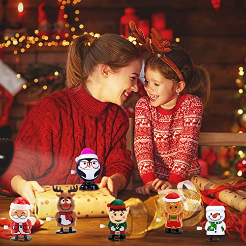H-Style Christmas Wind-up Toys Stocking Stuffers 15PCS Christmas Party Favors Supplies from H-Style