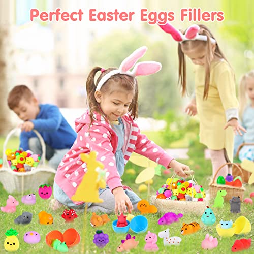 85PCS Mochi Squishy Toys Kid Party Favors Animal Mini Squishies Stress Relief Toy Bulk Birthday Xmas Gift Treasure Box Toy Classroom Prizes Reward Easter Egg Fillers Stocking Stuffers for Kids Random from UMIKU