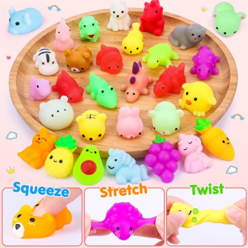 85PCS Mochi Squishy Toys Kid Party Favors Animal Mini Squishies Stress Relief Toy Bulk Birthday Xmas Gift Treasure Box Toy Classroom Prizes Reward Easter Egg Fillers Stocking Stuffers for Kids Random from UMIKU