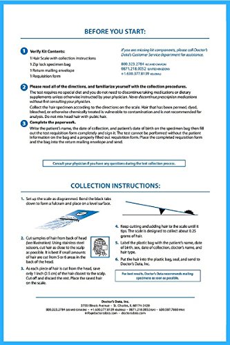 Doctor's Data Essential Elements and Heavy Metals Toxicity Test (22 Elements and 17 Toxins) by TestCountry