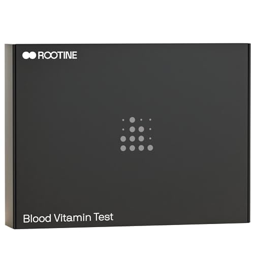 Rootine at-Home Vitamin Test, Understand Your Vitamin D, B12, B9 (Folate), hsCRP, and Homocysteine Levels, Inform Your Diet & Nutrition, Fast Results from CLIA-Certified Labs, Easy at-Home Collection by Rootine