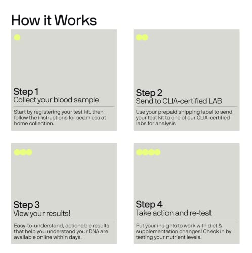 Rootine at-Home Vitamin Test, Understand Your Vitamin D, B12, B9 (Folate), hsCRP, and Homocysteine Levels, Inform Your Diet & Nutrition, Fast Results from CLIA-Certified Labs, Easy at-Home Collection by Rootine